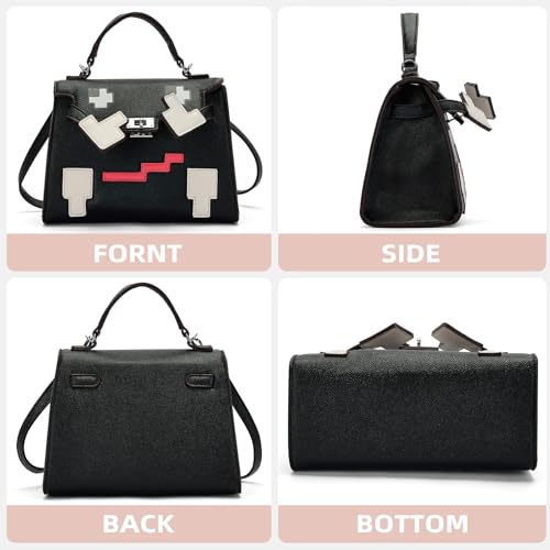 Axcone Fashionable and trendy cute cartoon style single diagonal cross handbag4