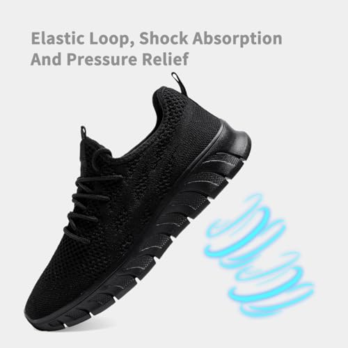 Women's Running Shoes Lightweight Walking Sneakers Tennis Athletic Lace Up Gym Casual Fashion Fitness Sports Soft Sole Mesh Workout Comfortable 5