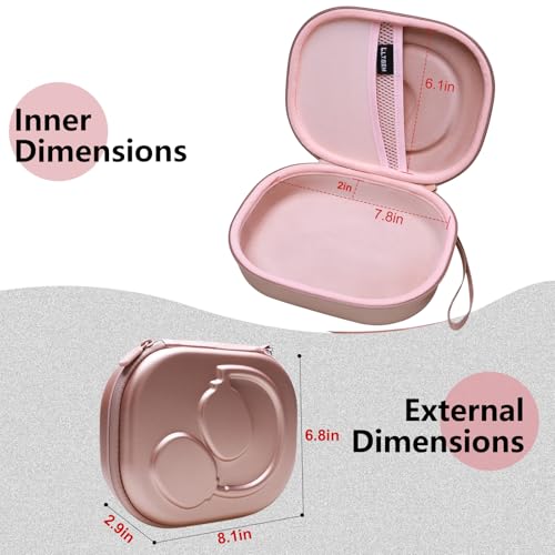 LTGEM Case Compatible with JBL Tune 770NC / 510BT / 720BT / 520BT / 520C / 670NC, for JBL Live 770NC / 670NC / 680NC / 780NC Headphones, Rose Gold by L LTGEM - Image 2
