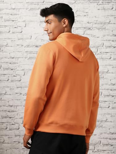 Image of Nobero Hoodies for Man | 280 GSM Rich Cotton Fleece Solid Hooded Full Sleeve Sweatshirt for Man | Stylish Casual Wear Winter Hoodies for Men