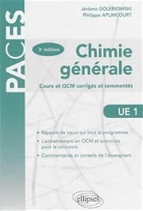Chimie Générale Cours et QCM Corrigés et Commentés UE1