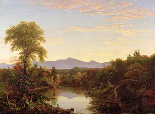 Impresiones lienzo de Catskill Creek Nueva York de Cole con acabado artístico de 60x90cm 1