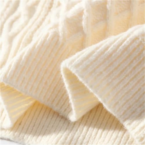 Mens Turtleneck Sweaters Pullovers Solid Color Knitted Sweater Casual Pullovers Autumn Winter Warm Knitwear3