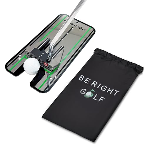 Golf Putting Mirror - Putting Mirror Training Aid - Putting Alignment Practice For Consistency &Amp; Accuracy - Alignment Training Aid For Indoor &Amp; Outdoor Practice
