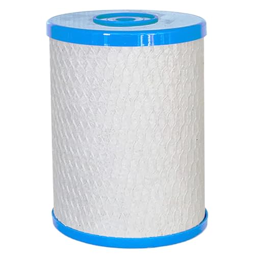 Replacement Water Filter Compatible with CB6 Carbon Block Filters for MP and MPC System, 0.5 Micron with 1/4' Female NPT, 4.5' Diameter, 6.5' Height, 1 PACK