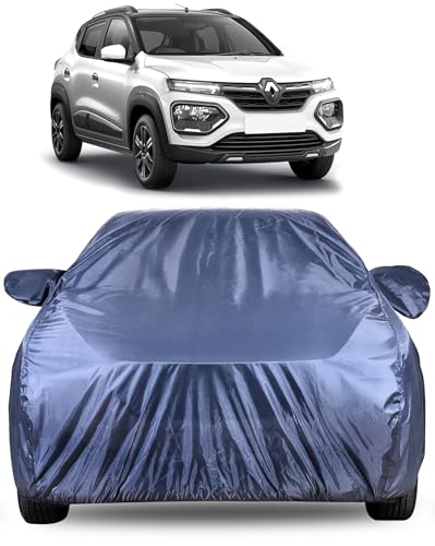 Image of Autofact Premium Car Cover for Kwid | All Weather Water-Resistant Full Body Car Cover | Light-Weight Triple-Stitched Outdoor Shield with UV Protection, Dustproof & Heat-Resistant