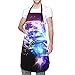 Śniadanie sadzone jajka regulowany wodoodporny fartuch z 2 kieszeniami, dla kobiet i mężczyzn fartuchy do kuchni gotowania pieczenia grilla, wielobarwny, Rozmiar uniwersalny