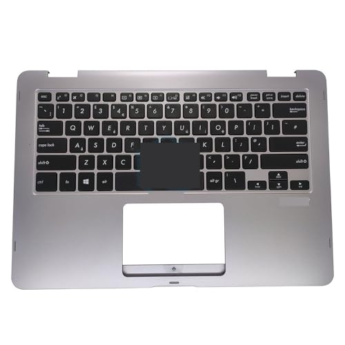 FDMOZRE TP401 PC UK GB SP �C�^���A���L�[�{�[�h �g�b�v�P�[�X �p�[�����X�g �L�[�{�[�h ASUS for VivoBook Flip 14 TP401N TP401NA TP401MA F123IT00 F123UK00(UK G