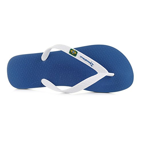 Image of Ipanema Men's Classica Brasil II AD FF Blue Rubber Flip Flops -6 UK