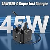 45W USB C Plug Super Fast Charging Charger and Cable for Samsung Galaxy S25 Ultra/S24 Plus/S23 Ultra/S22+/S21/S20/S24 FE,A56 5G A55 A16 A36 A17 A25 A53 A54 A06/Z Filp/Z Fold 6 7 Super Fast Charging - Image 2