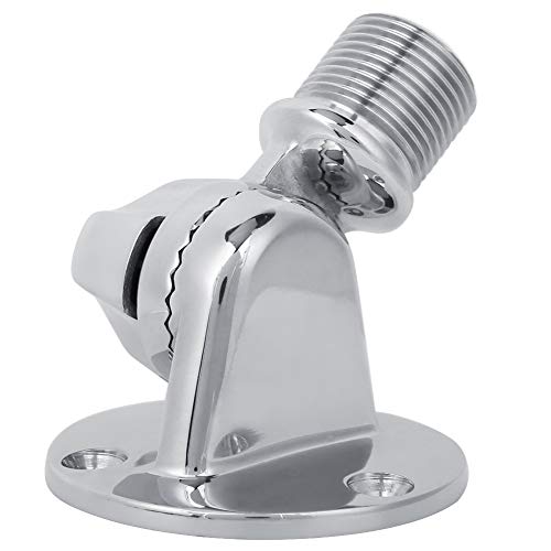 Dioche Marine Antennenbasis, Antennenfuß aus hochfestem Edelstahl 316 mit 25mm Gewindekopf für Boote
