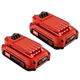 UGLOEY Replacement Battery for Craftsman 20V V20 CMCB204 CMCB202 (2 * CMCB202 Battery)