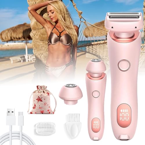 Rasoir Klyne Femme 2.0 épilateur électrique multifonctionnel corps et maillot rose