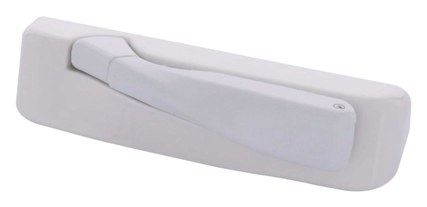 Brixwell 37-215-3 Encore Tango Fold Handle/Cover White 5-21/64in Cover Length 5-1/32in Handle Length Plastic Cover Metal Handle