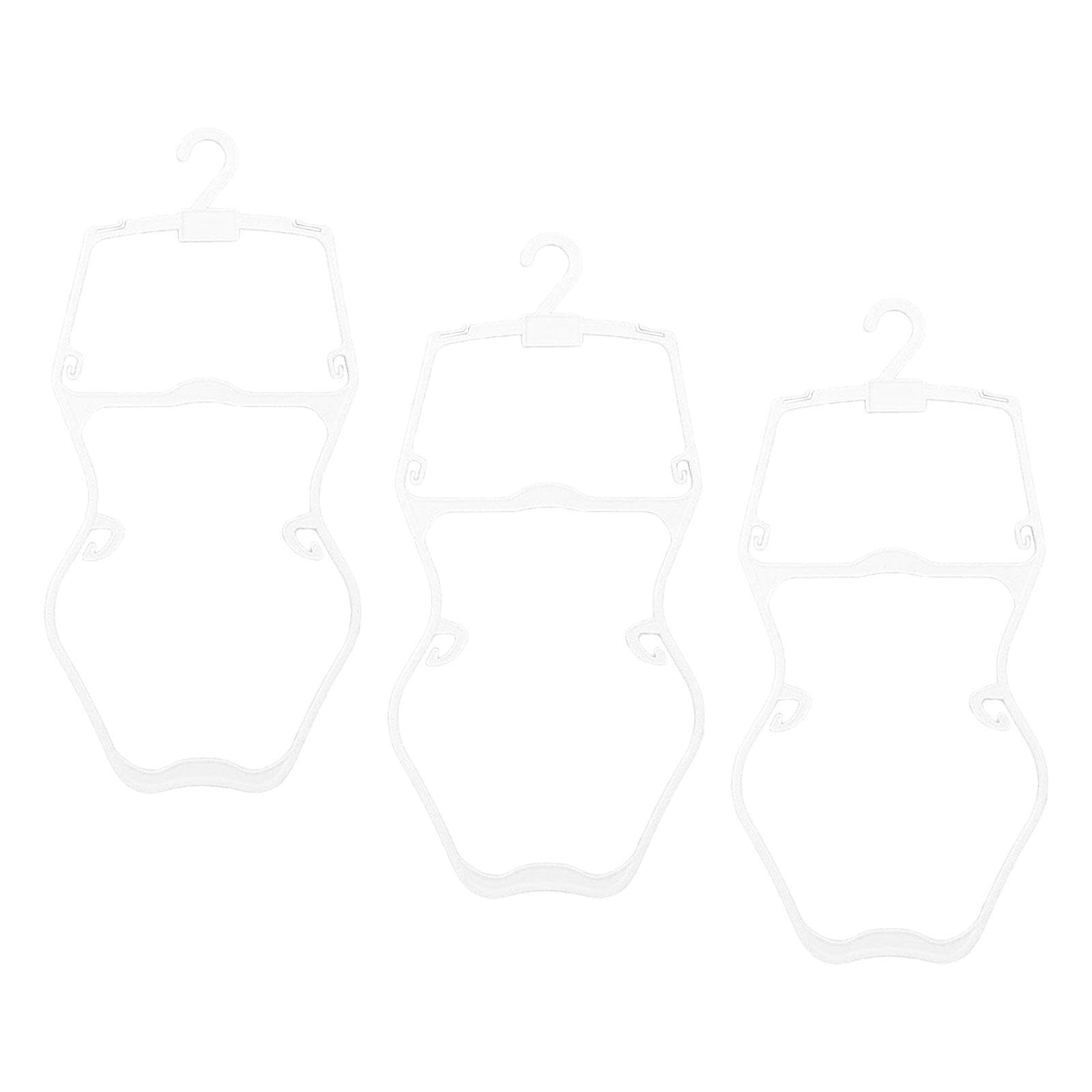 3X Kids Swimwear Hanger Multipurpose Clothing Hanger for Beachwear Swimsuits Robes Pajamas 10.63x22.44 Inch