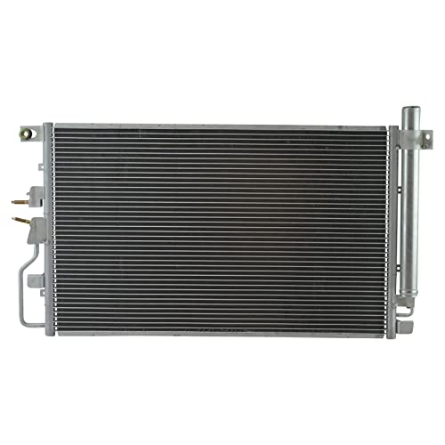 Image of TRQ Air Conditioning A /C Condenser Receiver Drier Compatible with 2008-2015 Chevrolet Equinox 2010-2015 GMC Terrain 2008-2009 Pontiac Torrent 2007-2009 Suzuki XL-7 GM3030284