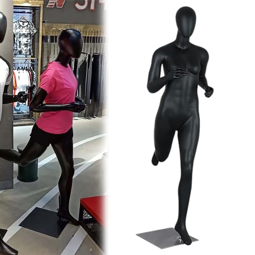 Manichino Negozio di Forme di Abiti e Manichini Sportivi da 73 Pollici, Manichino per Abbigliamento Completo del Corpo che Mostra Rack, Torso di Manichino Maschile con Display per Magliette ( Color :