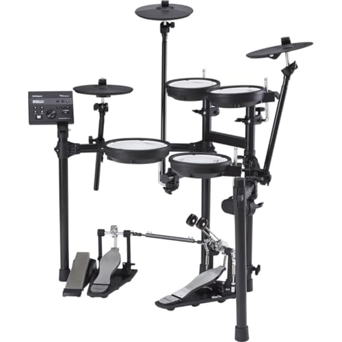 roland td-07dmk electronic v-drums kit  legendary double-ply all mesh head kit with superior expression and playability  bluetooth audio amp midi  40 free melodics lessons