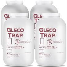 Practicon 7078717 Gallon Gleco Trap Replacement Bottle, Pack of 4