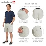 Quiksilver Men's Regular Fit Fixed Waist Water Friendly Active Hybrid Cargo Shorts (32-42 - Image 5