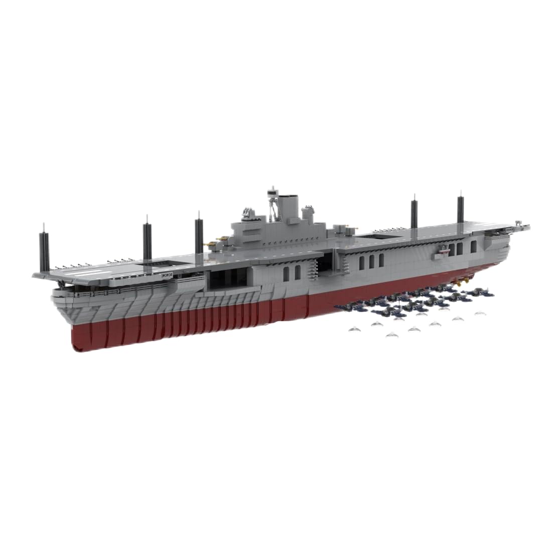 Amazon.co.jp: GoAssemb WW2 空母イントレピッドビルディングブロック