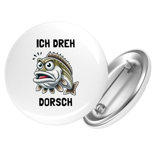 Huuraa Button Ich dreh Dorsch Comic Meme Geschenk Größe 25mm Ich dreh Dorsch Geschenkidee