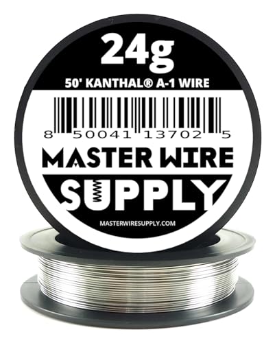 Alambre Kanthal A1 calibre 24 para crear resistencias estables de 50 pies de largo