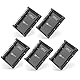 2,5’’ auf 3,5’’ Festplattenadapter, SANZANG 2,5 auf 3,5 SATA HDD SSD Montagehalterung Konverter mit SATA III Schnittstelle für 7/9,5/12,5 mm 2,5 Zoll HDD/SSD(5er-Pack)