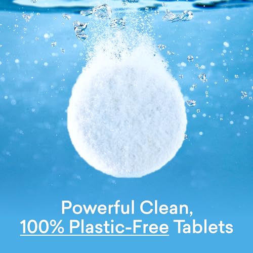 Image of BLUELAND 100% Plastic Free Toilet Bowl Cleaner Tablets Set, Eucalyptus