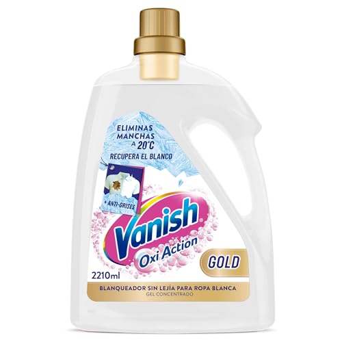 Vanish Oxi Action Gold Quitamanchas multipoder para la ropa, Elimina Olores y Evita Desteñidos, en gel, sin Lejía, 2210 ml