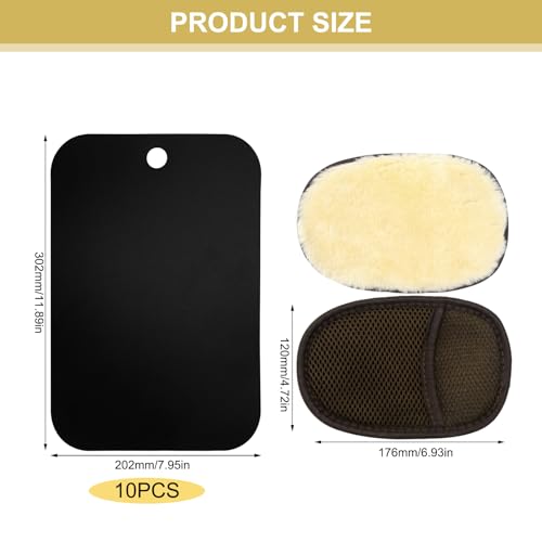 Rierousy 10 Stück Kunststoff Stiefelspanner, Hohe Stiefelformer Formeinsätze, Stiefelform Einsätze Schwarz, Hält die Stiefel Aufrecht für Damen Und Herrenstiefel (32cm)