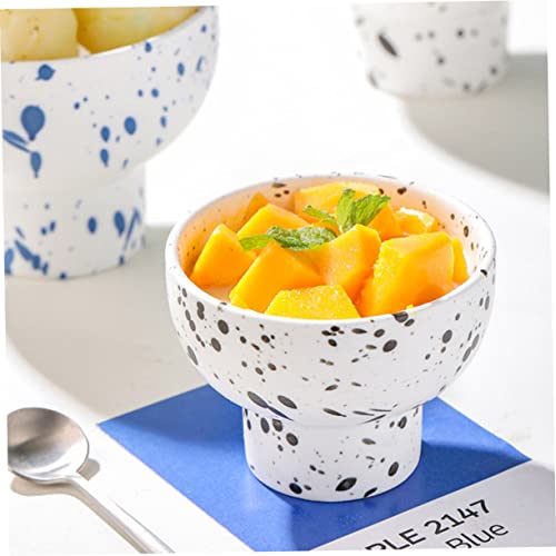 Bol à glace noir en céramique pour vos réceptions et buffets - 4