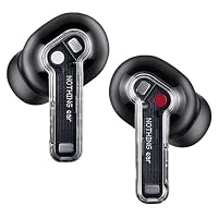 Nothing Ear Wireless Earbuds with ChatGPT Integration, Smart ANC Headphones, Hi-Res Audio with LDAC & LHDC, 11mm Dynamic Bass Boost, 40.5H Playtime, 6 Mics for Calls Bluetooth Earphones, Black