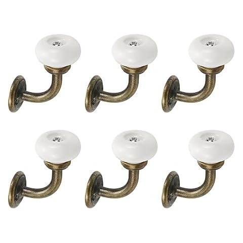 Chinflly Antique Ceramic Coat Hooks Cover