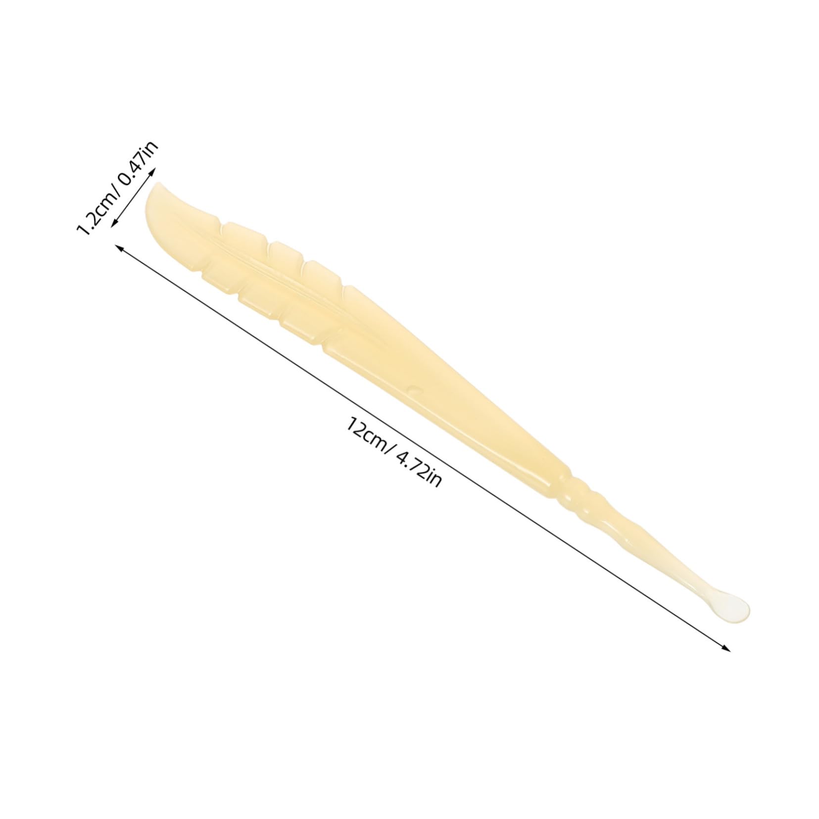 HAKIDZEL 2pcs Gentle Silicone Ear Spoon for Removal Cleaning Safe Soft Scoop Tool Portable Ear Cleaner for Travel Home Office