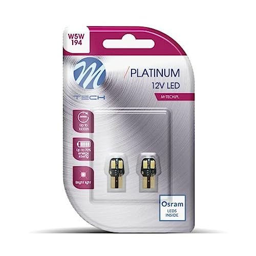 M-Tech BOMBILLAS LED BLANCO 12V W5W