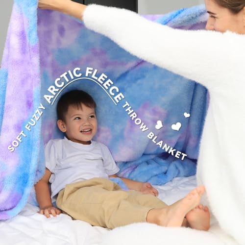 MUGD Soft Blankets Fuzzy Twin Bed Fleece Blanket Kids Warm Throw Blanket for Bed