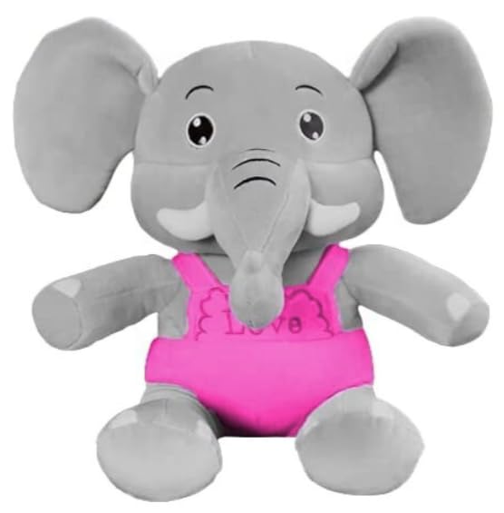 Image of DearJoy Elephant in Dress Soft Toy