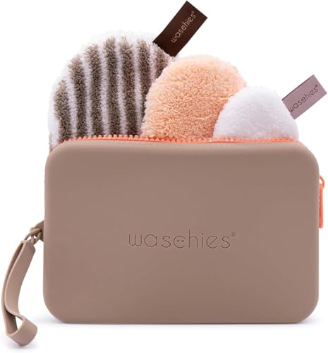 Waschies Abschminkset mit Kosmetiktasche Brown