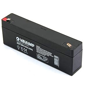 Velamp 23724 Oplaadbare loodbatterij 12v 2.2ah. Faston-bindingen