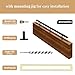 2pcs Floating Shelf Hardware Heavy Duty Hidden Shelf Brackets Support,Wall Mounting Invisible Floating Shelves Bracket (34