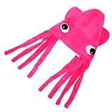 クレイティブなスキッドハット ベルベット製のかわいいオクトパス帽子 パフォーマンスやパーティーにな帽子 ソフトで快適 長着用可能 耐久性があり 軽量で使いやすいコスチュームアクセサリー