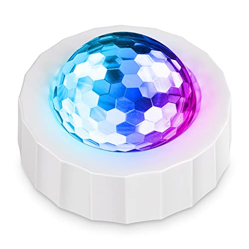 Boule disco SEBRUANC - Éclairage de fête LED - Contrôlé par musique - Mini DJ - 300 mAh - Batterie stroboscopique - Pour KTV, Noël, fêtes à la maison, cadeau d'anniversaire pour enfants Cover