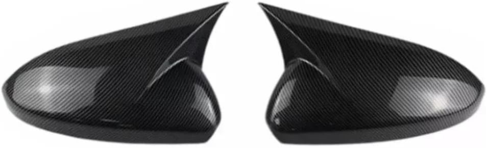 Decorative Items Car Rearview Side Mirror Cover Wing Cap Exterior Door Housing Shell ABS Trim For Chevrolet Cruze 2009-2014(Carbon)