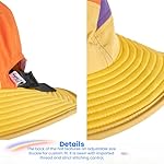 Color-Blocked Fisherman Style Sun Hat for Outdoor Camping, Surfing & Vacations - Wide Brim, UV Protective, Anti-Slip - Image 3