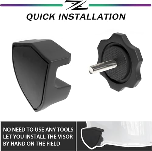 Image of Tinted Football Visor, Fits Youth and Adult Football Helmets