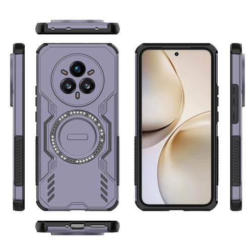 Oppo Realme 14 Pro Plus 5G(CO)Ή t{fBϏՌn[h^\bhT|[gCX[dP[X(Purple)