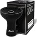BudPro Hookah bowl - Silicone type with 1 hole Phunnel bowl - perfect with Kaloud Lotus - Shisha bowl black color - right change for clay&ceramic bowls!.