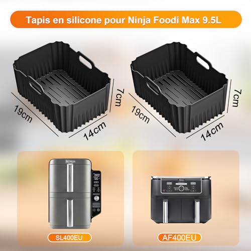 Accessoires Air Fryer Ninja Double Stack XL SL400EU 21 pcs