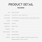 4K HD Camera Mini Drone, Foldable FPV Drone for Kids and Beginners with Altitude Hold, Gesture Selfie, One Key Return, Emergency Stop, 3D Flips, Waypoint Fly, 2 Battery